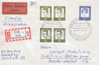 D FDC 0347 + 0361 ● - 1961 09 001